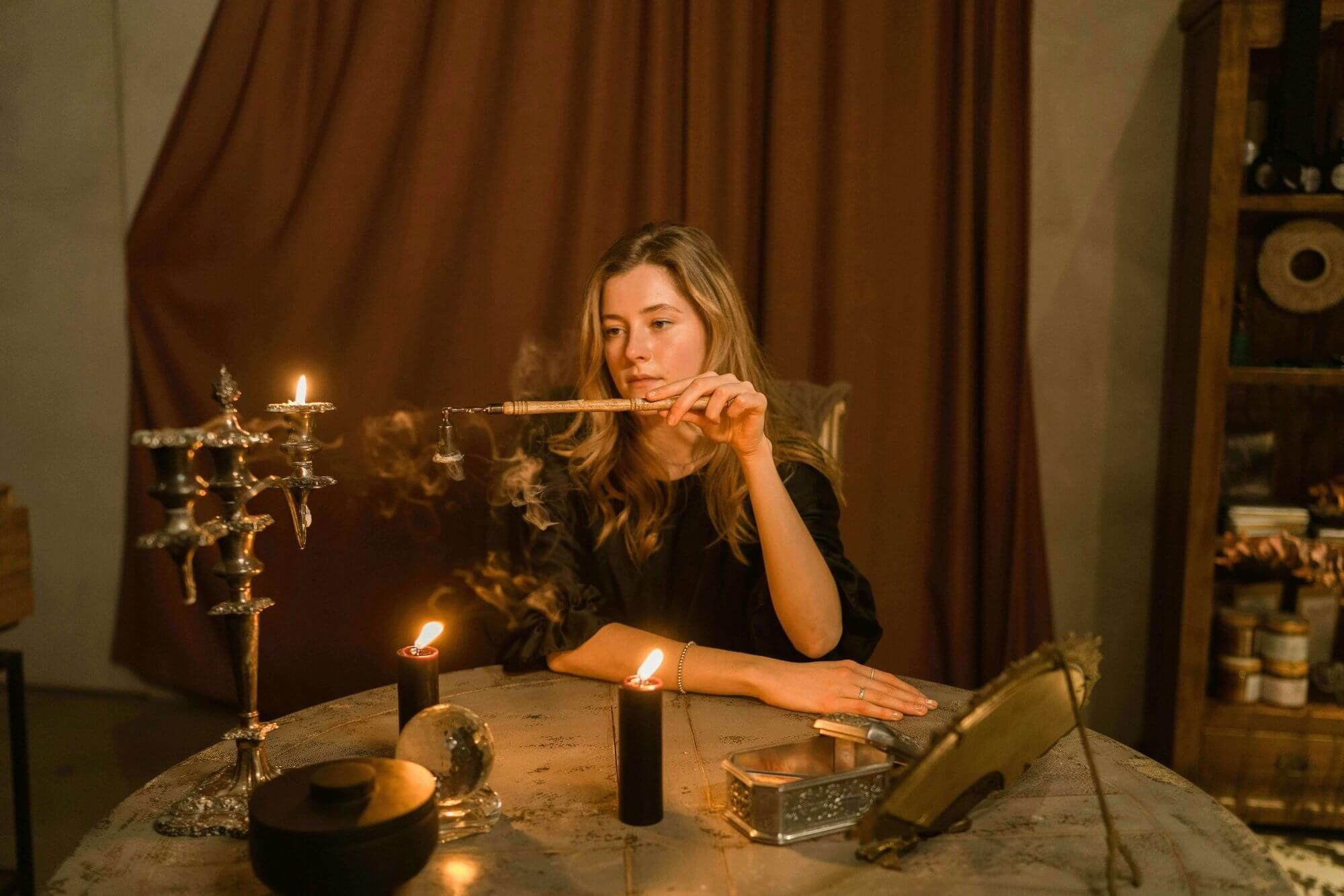 A person thinking if they are a psychic Photo - A person thinking if they are a psychic
